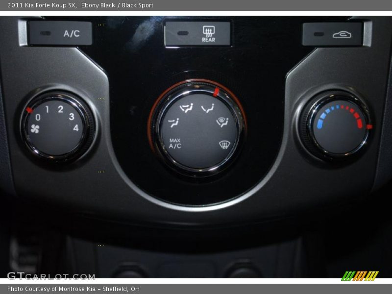 Ebony Black / Black Sport 2011 Kia Forte Koup SX