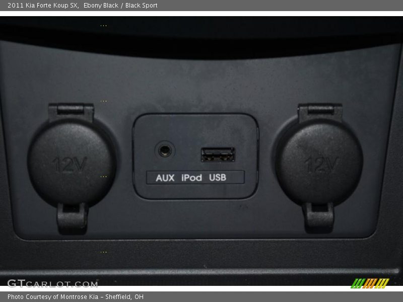 Ebony Black / Black Sport 2011 Kia Forte Koup SX