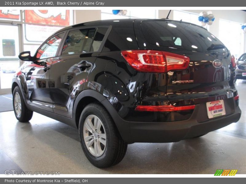 Black Cherry / Alpine Gray 2011 Kia Sportage LX AWD