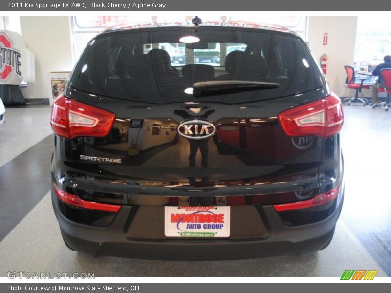 Black Cherry / Alpine Gray 2011 Kia Sportage LX AWD