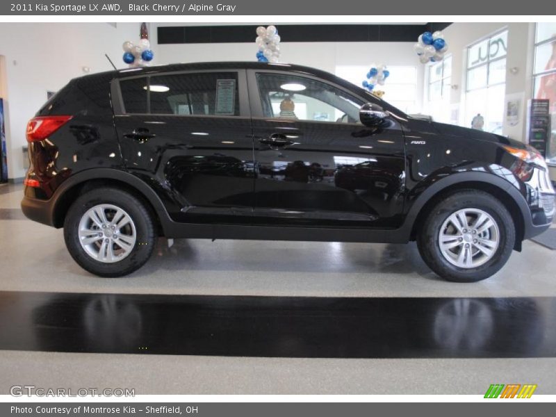 Black Cherry / Alpine Gray 2011 Kia Sportage LX AWD