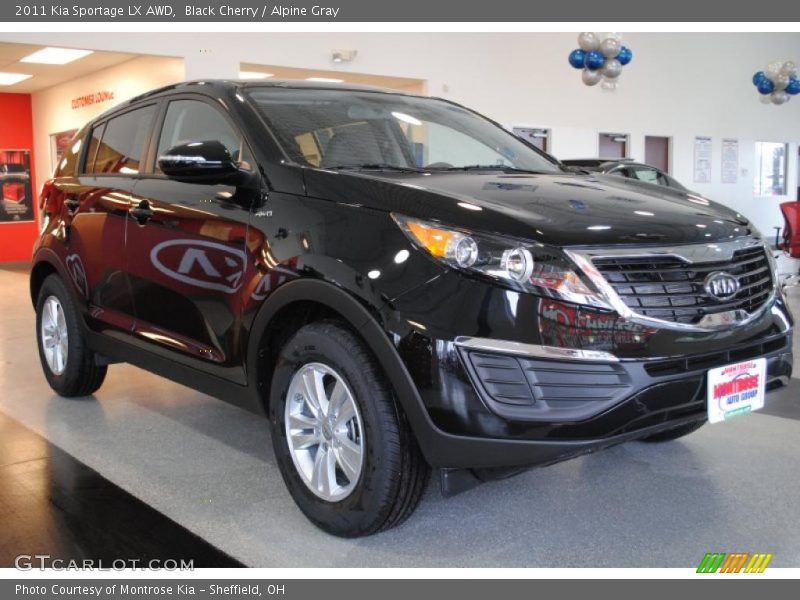 Black Cherry / Alpine Gray 2011 Kia Sportage LX AWD