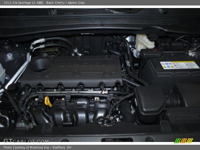 Black Cherry / Alpine Gray 2011 Kia Sportage LX AWD