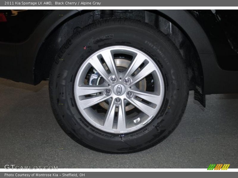 Black Cherry / Alpine Gray 2011 Kia Sportage LX AWD