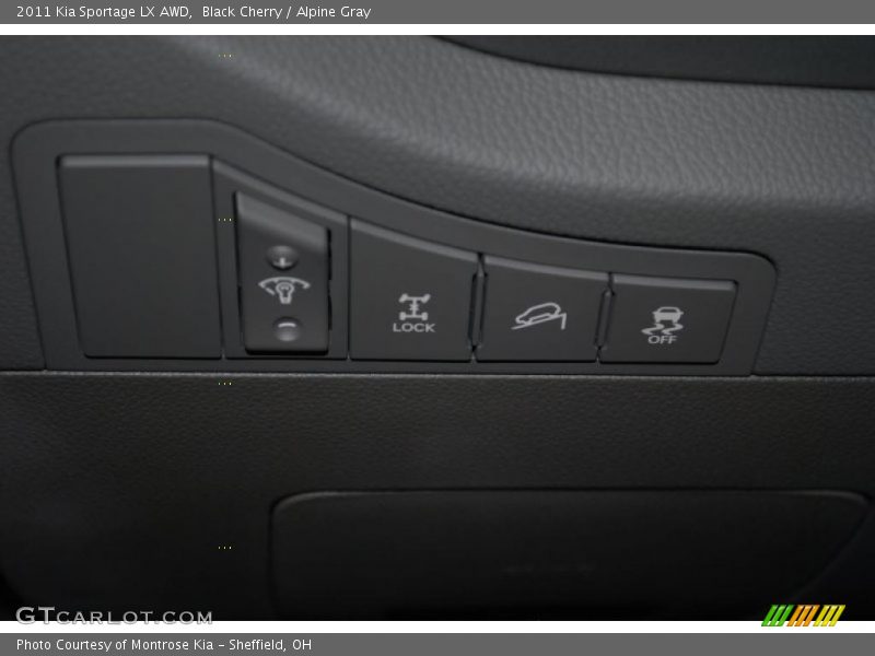 Black Cherry / Alpine Gray 2011 Kia Sportage LX AWD