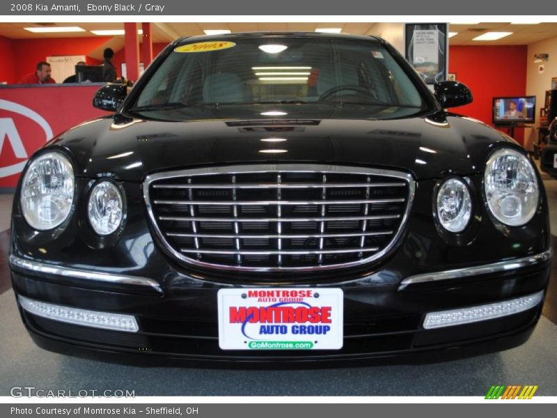 Ebony Black / Gray 2008 Kia Amanti
