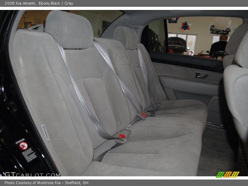Ebony Black / Gray 2008 Kia Amanti