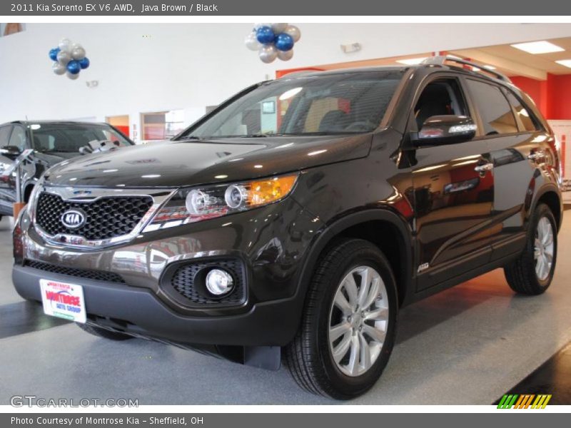 Java Brown / Black 2011 Kia Sorento EX V6 AWD