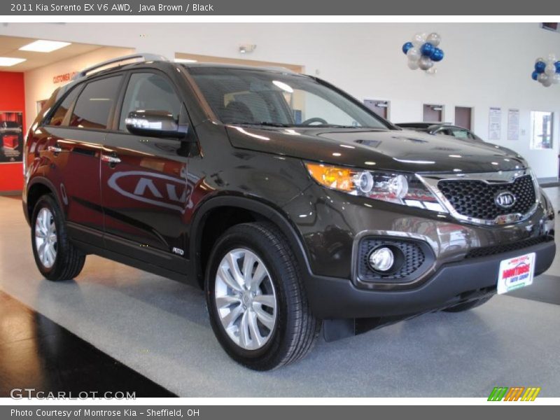 Java Brown / Black 2011 Kia Sorento EX V6 AWD