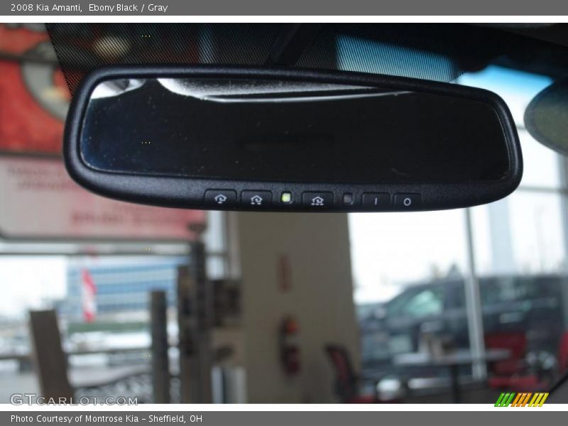 Ebony Black / Gray 2008 Kia Amanti