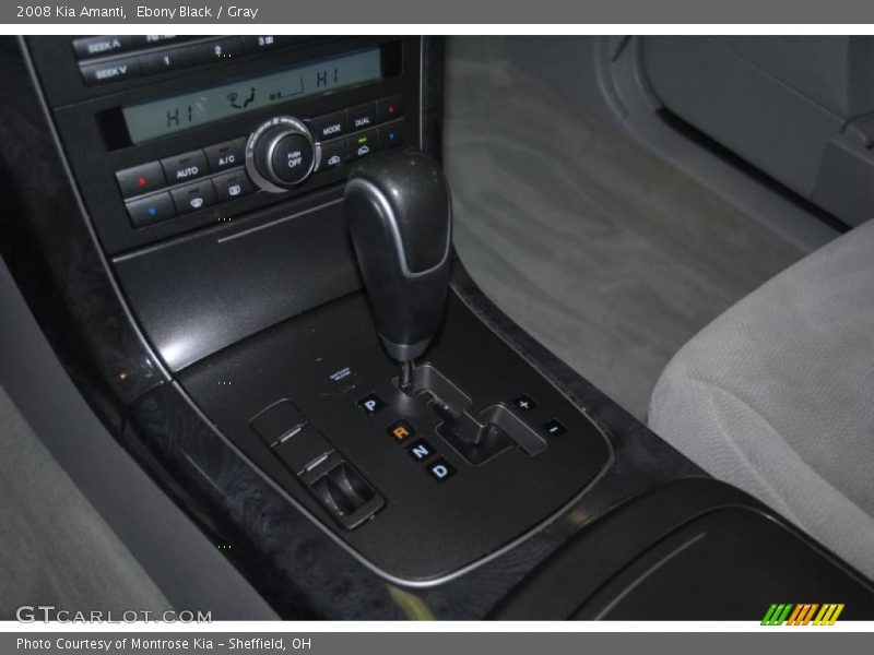Ebony Black / Gray 2008 Kia Amanti