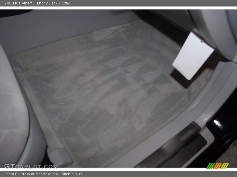 Ebony Black / Gray 2008 Kia Amanti