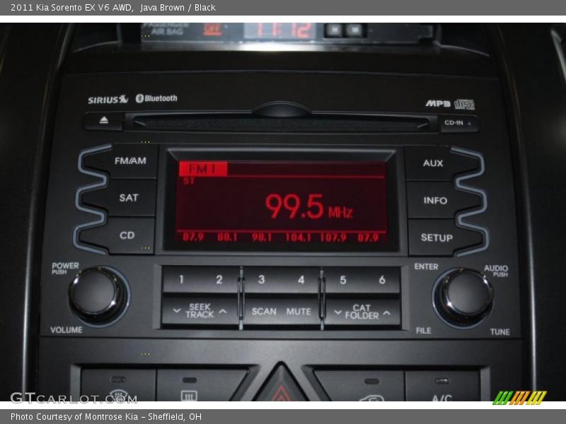 Java Brown / Black 2011 Kia Sorento EX V6 AWD