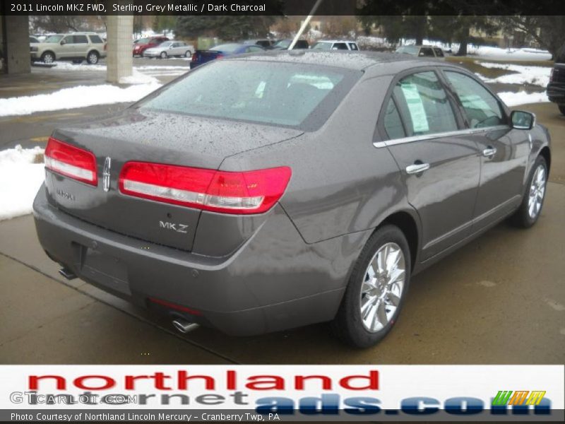 Sterling Grey Metallic / Dark Charcoal 2011 Lincoln MKZ FWD