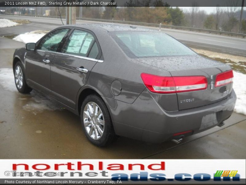 Sterling Grey Metallic / Dark Charcoal 2011 Lincoln MKZ FWD