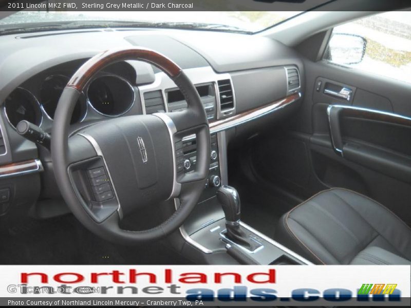 Sterling Grey Metallic / Dark Charcoal 2011 Lincoln MKZ FWD