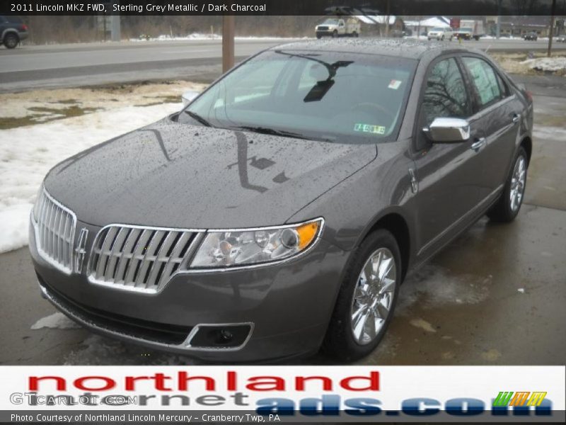 Sterling Grey Metallic / Dark Charcoal 2011 Lincoln MKZ FWD