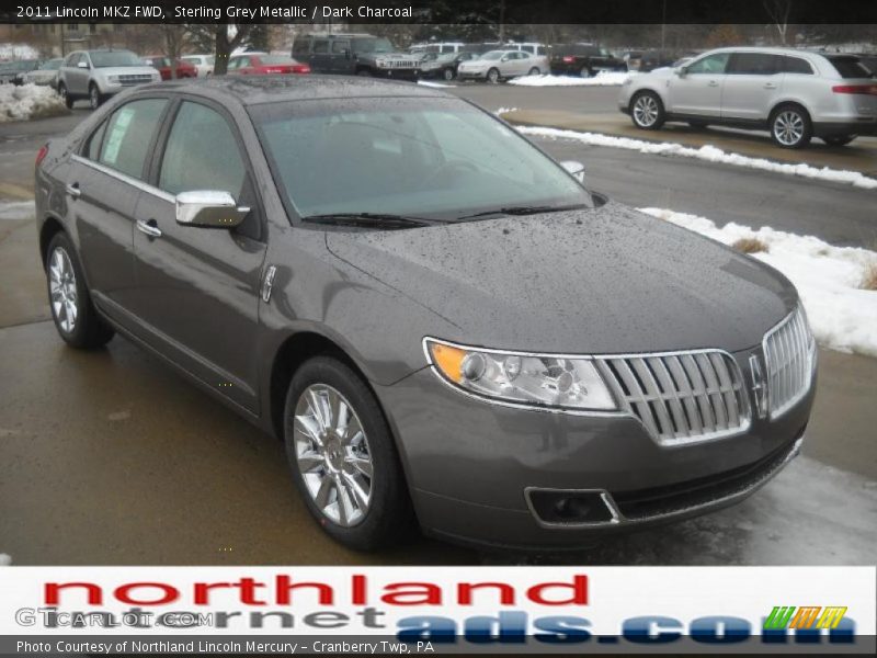 Sterling Grey Metallic / Dark Charcoal 2011 Lincoln MKZ FWD