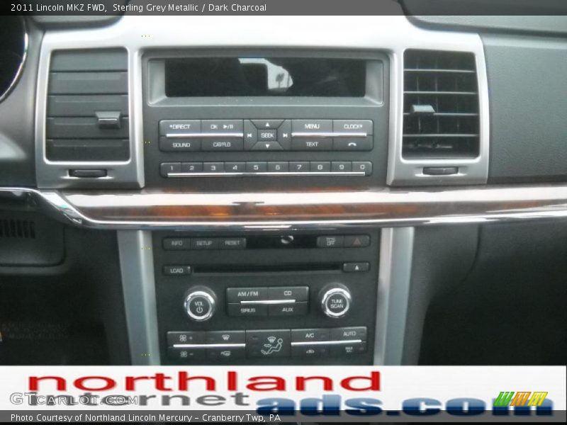 Sterling Grey Metallic / Dark Charcoal 2011 Lincoln MKZ FWD