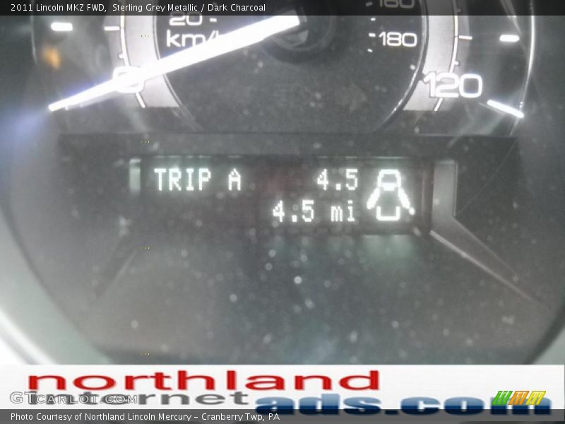 Sterling Grey Metallic / Dark Charcoal 2011 Lincoln MKZ FWD