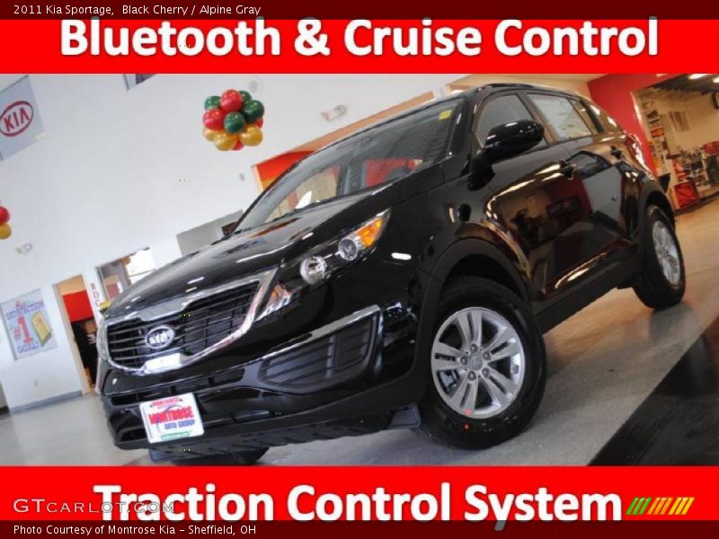 Black Cherry / Alpine Gray 2011 Kia Sportage