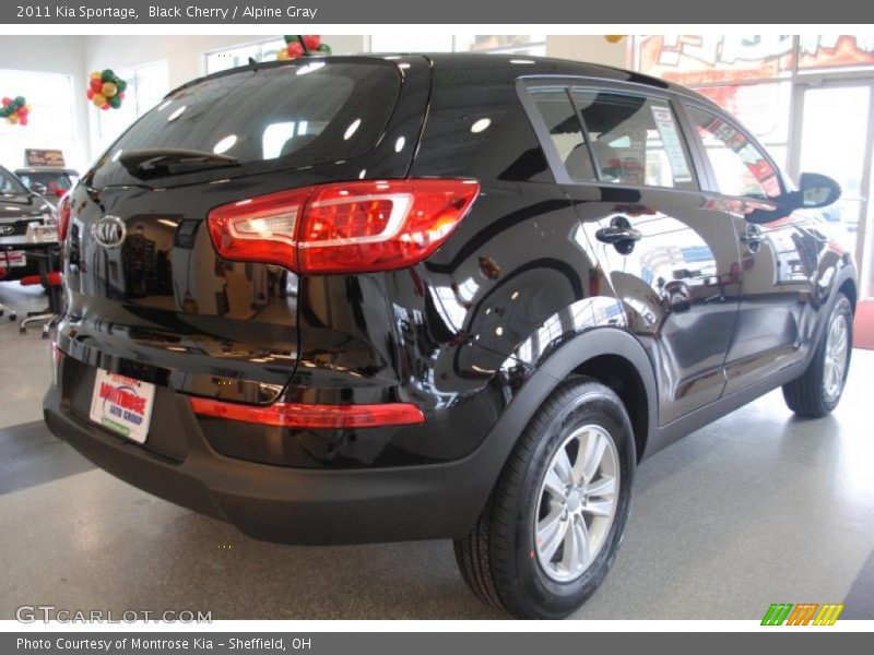 Black Cherry / Alpine Gray 2011 Kia Sportage