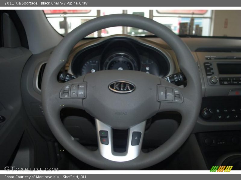 Black Cherry / Alpine Gray 2011 Kia Sportage