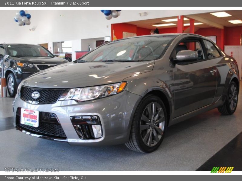 Titanium / Black Sport 2011 Kia Forte Koup SX