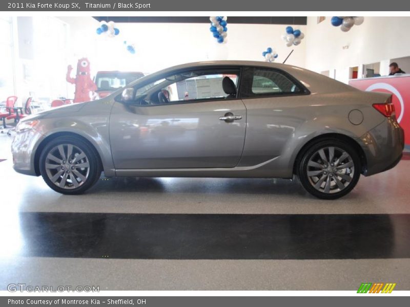 Titanium / Black Sport 2011 Kia Forte Koup SX