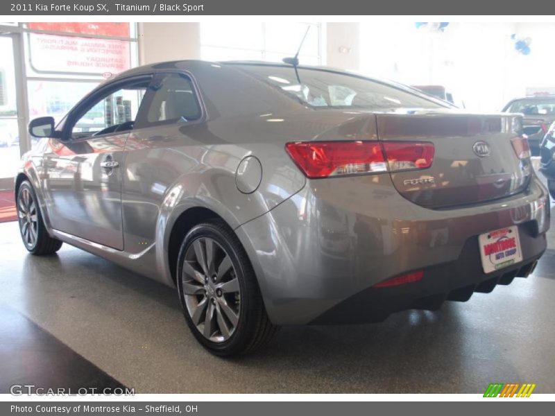 Titanium / Black Sport 2011 Kia Forte Koup SX