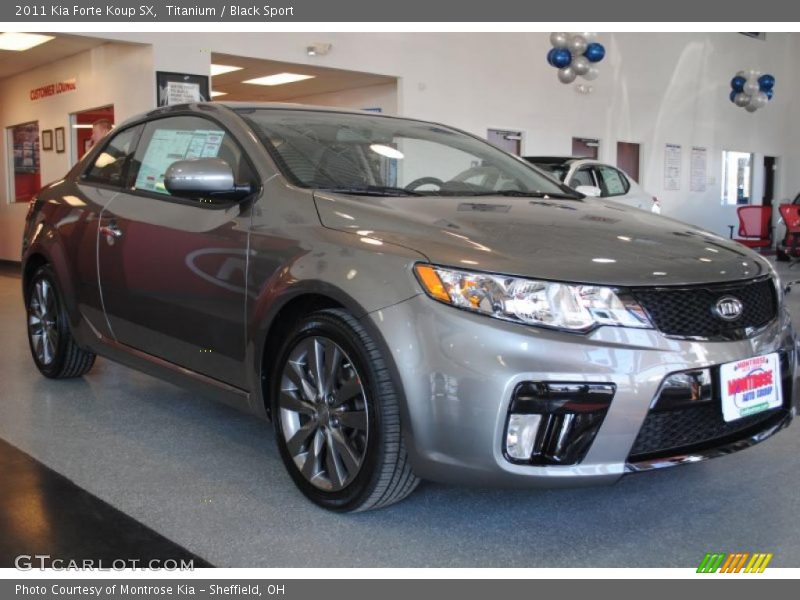 Titanium / Black Sport 2011 Kia Forte Koup SX