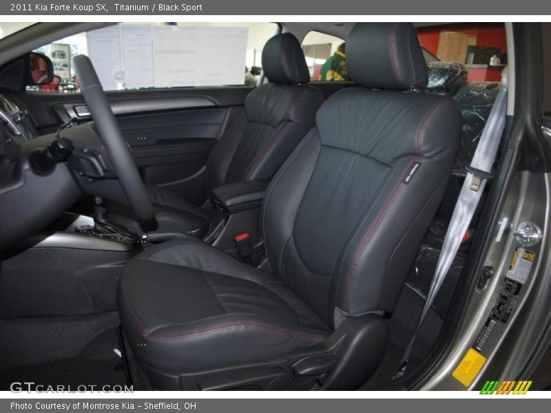 Titanium / Black Sport 2011 Kia Forte Koup SX