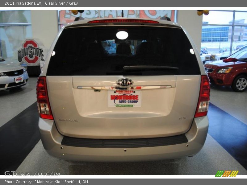 Clear Silver / Gray 2011 Kia Sedona EX