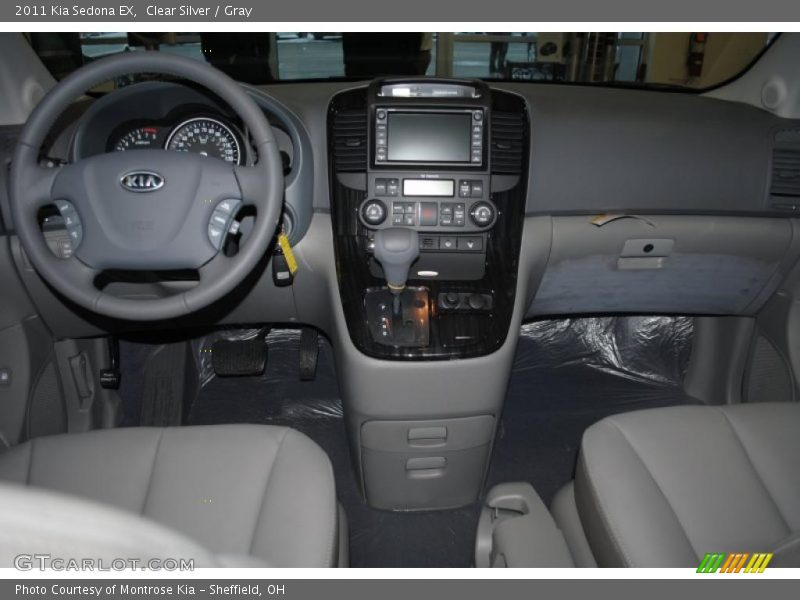 Clear Silver / Gray 2011 Kia Sedona EX