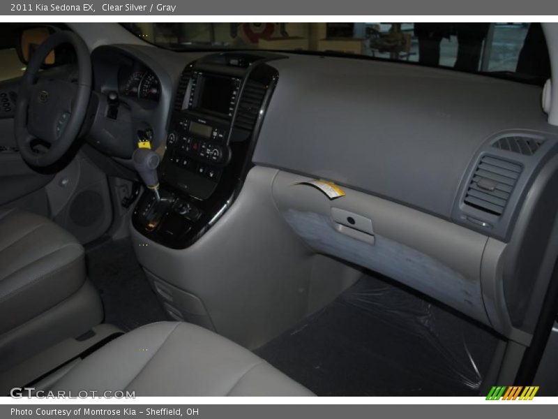 Clear Silver / Gray 2011 Kia Sedona EX