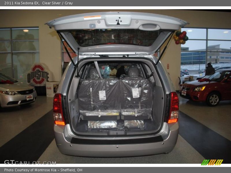 Clear Silver / Gray 2011 Kia Sedona EX