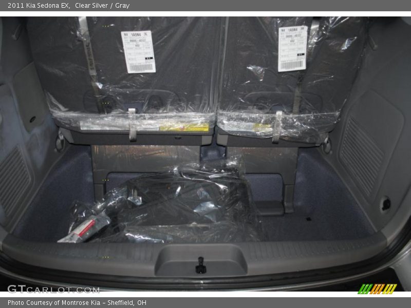 Clear Silver / Gray 2011 Kia Sedona EX