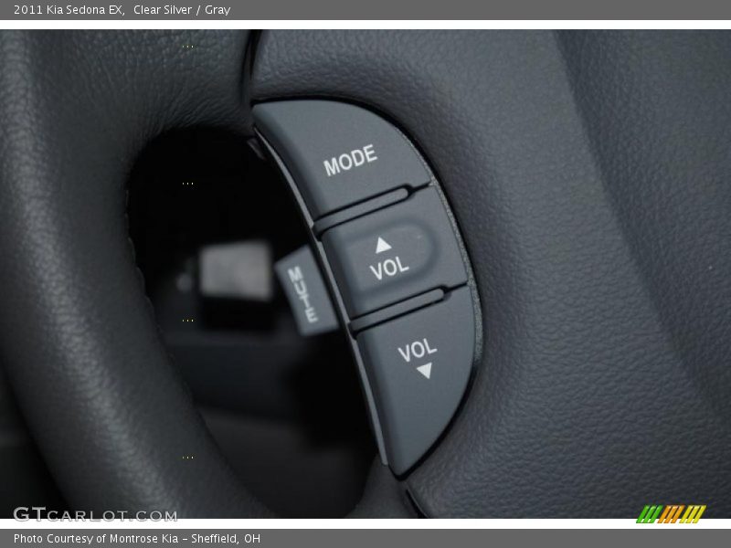 Clear Silver / Gray 2011 Kia Sedona EX