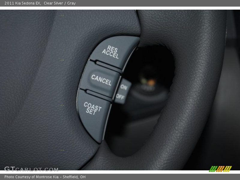 Clear Silver / Gray 2011 Kia Sedona EX