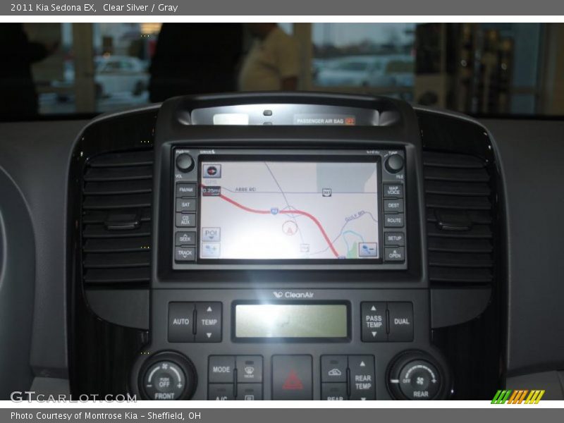 Clear Silver / Gray 2011 Kia Sedona EX
