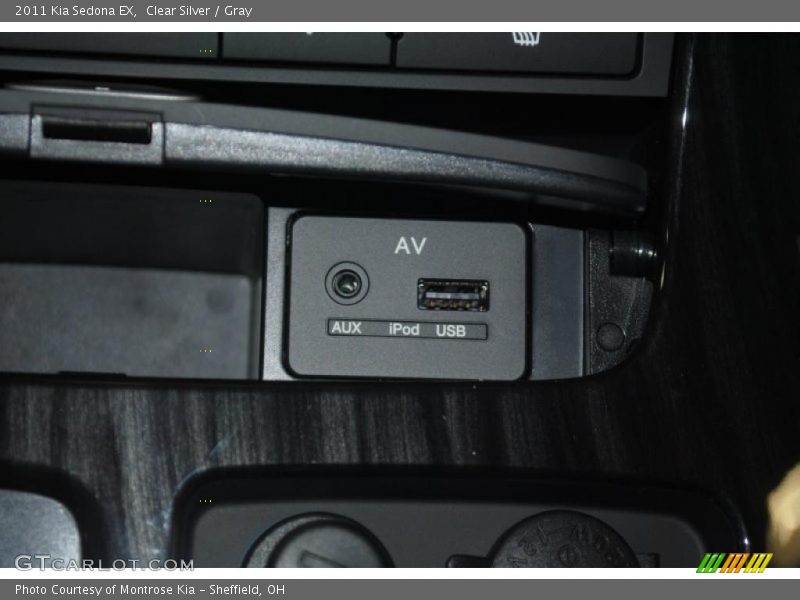 Clear Silver / Gray 2011 Kia Sedona EX