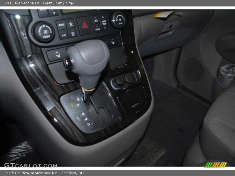 Clear Silver / Gray 2011 Kia Sedona EX