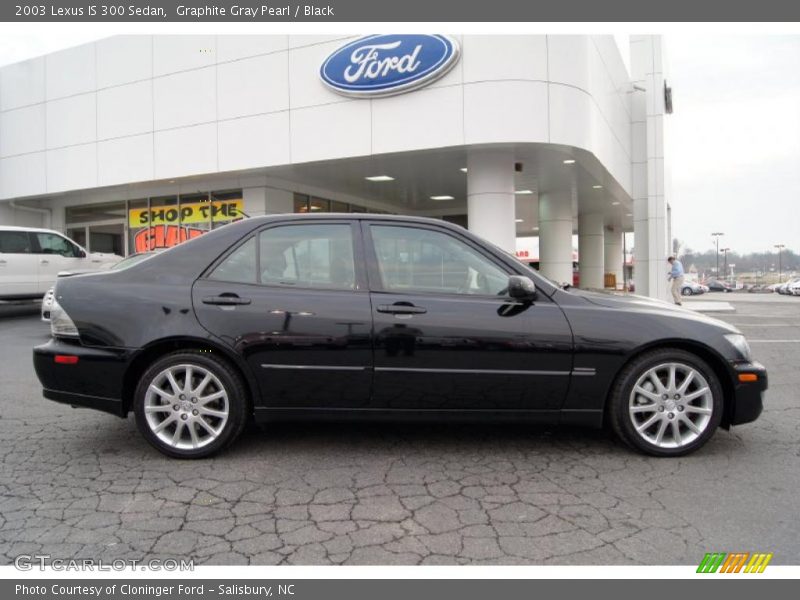Graphite Gray Pearl / Black 2003 Lexus IS 300 Sedan
