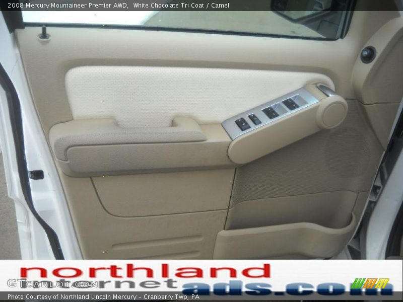 White Chocolate Tri Coat / Camel 2008 Mercury Mountaineer Premier AWD