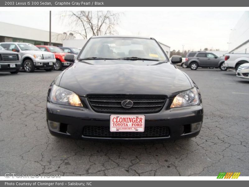Graphite Gray Pearl / Black 2003 Lexus IS 300 Sedan