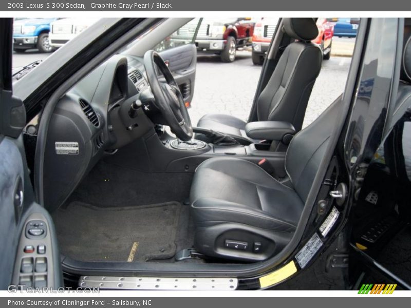 Graphite Gray Pearl / Black 2003 Lexus IS 300 Sedan
