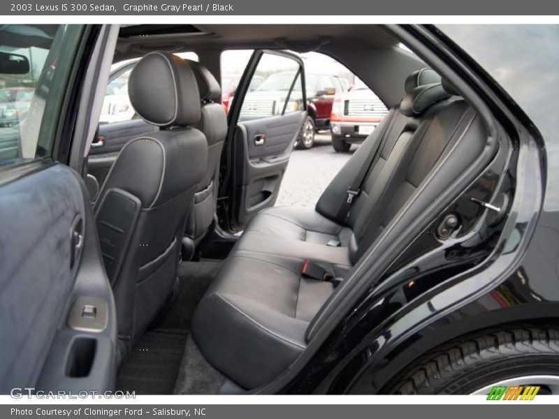 Graphite Gray Pearl / Black 2003 Lexus IS 300 Sedan