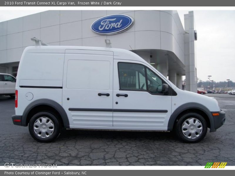 Frozen White / Dark Gray 2010 Ford Transit Connect XL Cargo Van