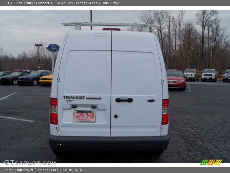 Frozen White / Dark Gray 2010 Ford Transit Connect XL Cargo Van