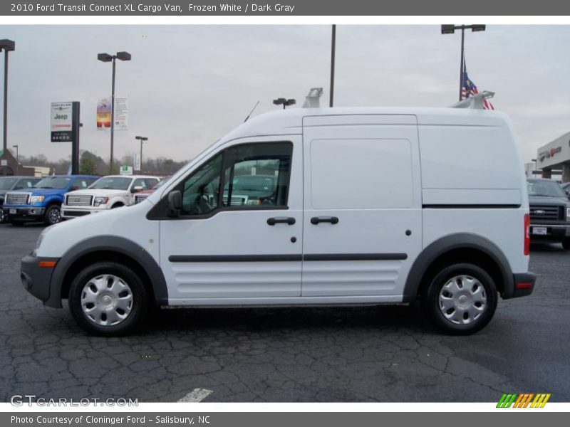 Frozen White / Dark Gray 2010 Ford Transit Connect XL Cargo Van